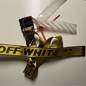 Off-white industrial belt!!